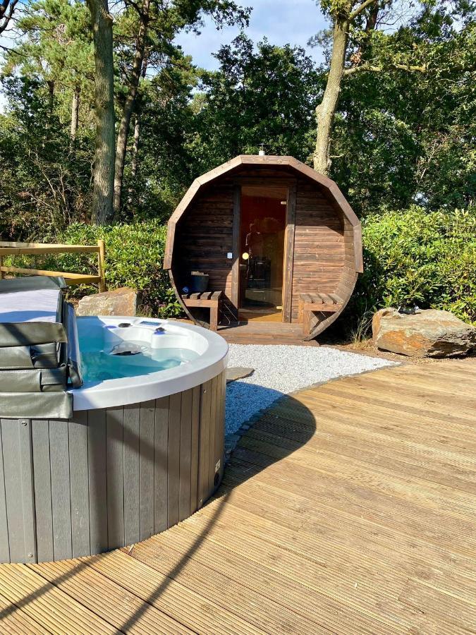 Luxe Finse Kota Met Jacuzzi En Saunabarrel De Zandhoef Villa เอียร์เซิล ภายนอก รูปภาพ